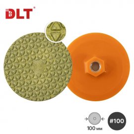 Алмазный гибкий шлифовальный круг DLT №22, #100, 100мм