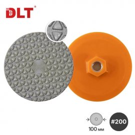 Алмазный гибкий шлифовальный круг DLT №22, #200, 100мм